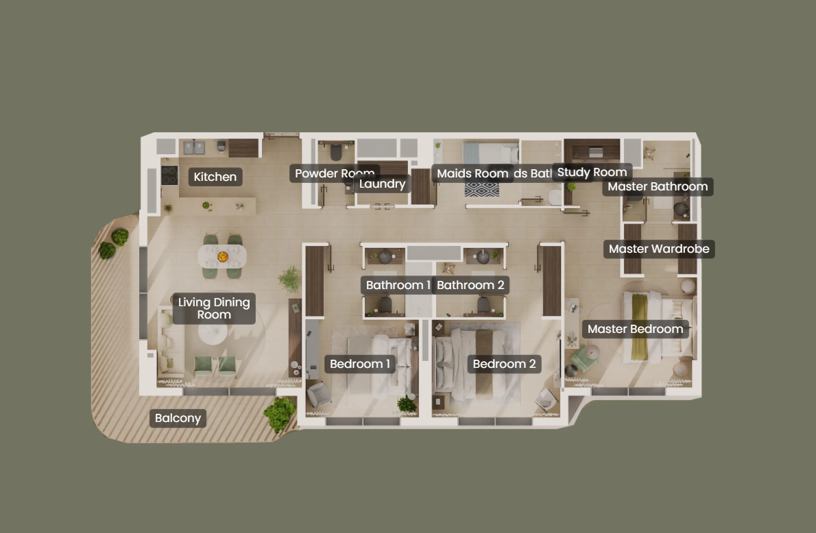 3 Bedroom Apartment